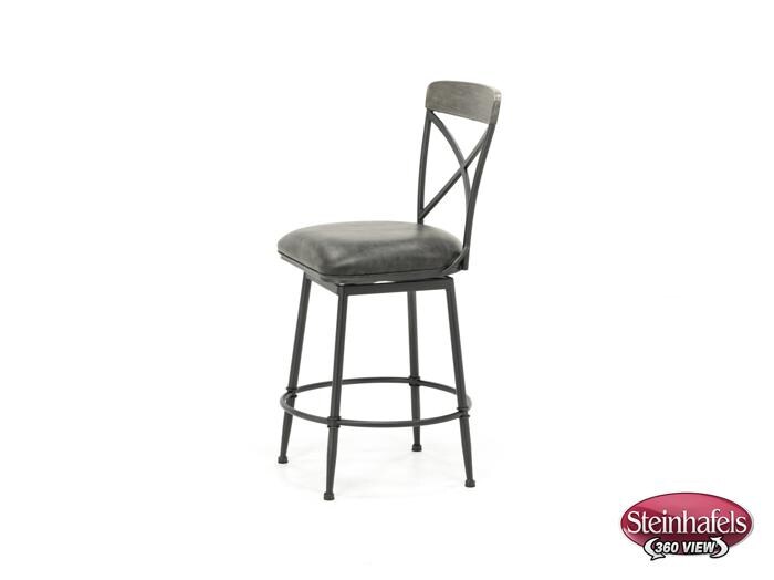 hils grey bar stool  image   