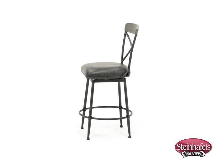 hils grey bar stool  image   