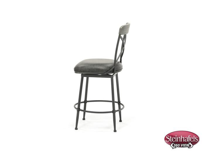 hils grey bar stool  image   