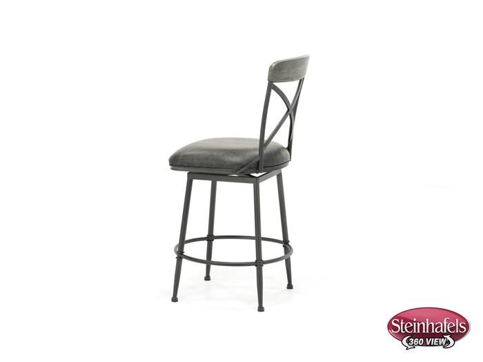 hils grey bar stool  image   