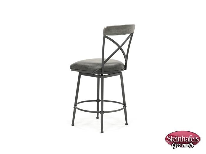 hils grey bar stool  image   