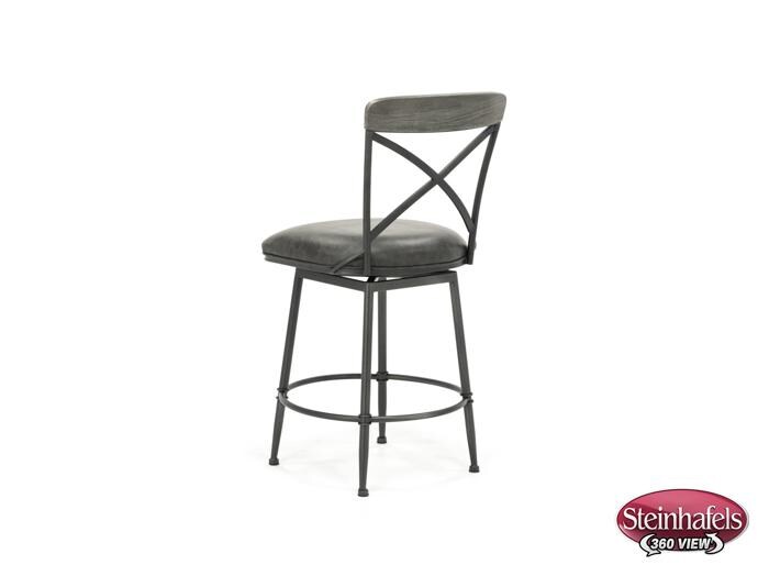 hils grey bar stool  image   