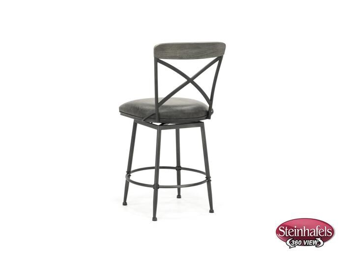 hils grey bar stool  image   