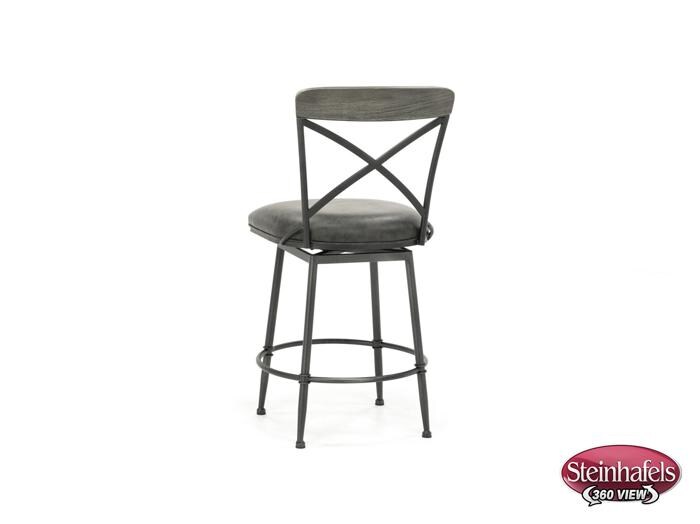 hils grey bar stool  image   