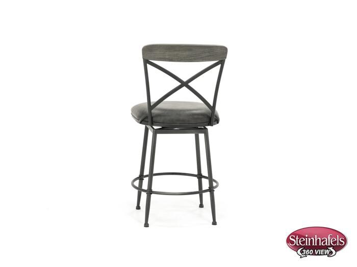 hils grey bar stool  image   