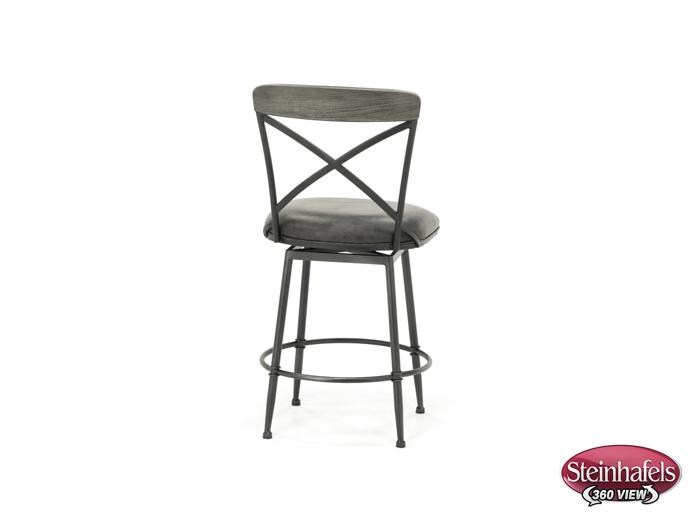 hils grey bar stool  image   