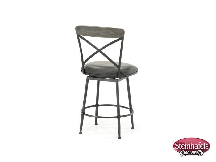 hils grey bar stool  image   
