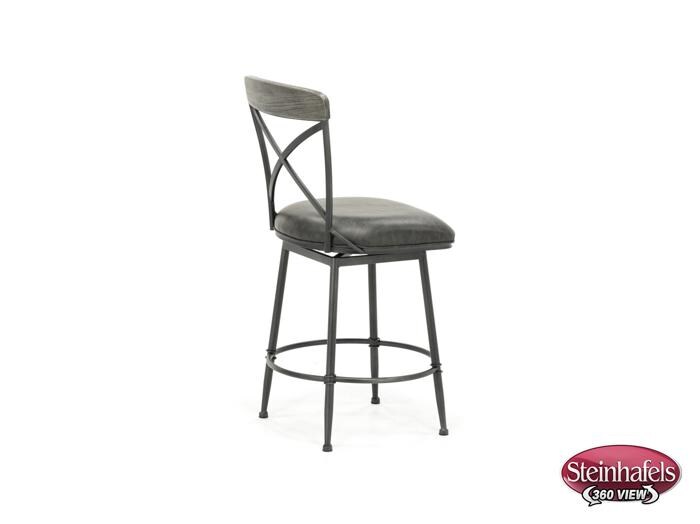 hils grey bar stool  image   