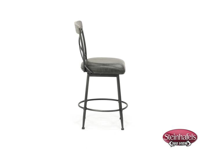 hils grey bar stool  image   