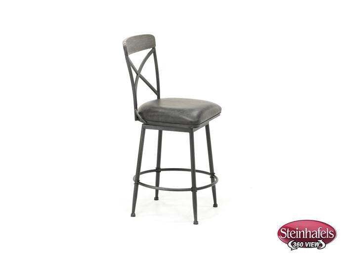 hils grey bar stool  image   