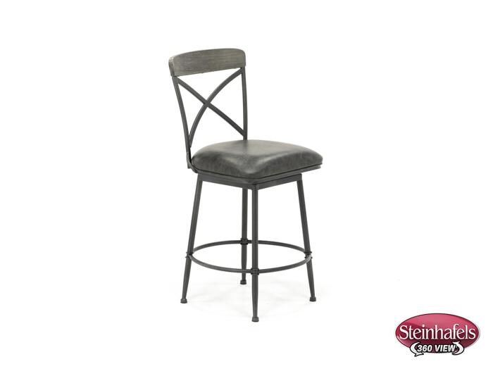 hils grey bar stool  image   
