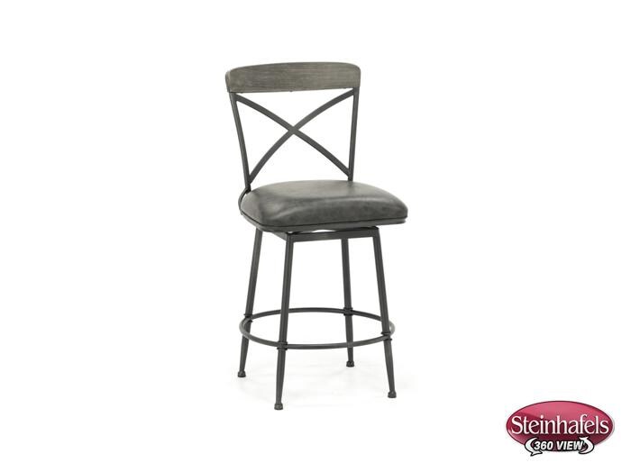 hils grey bar stool  image   
