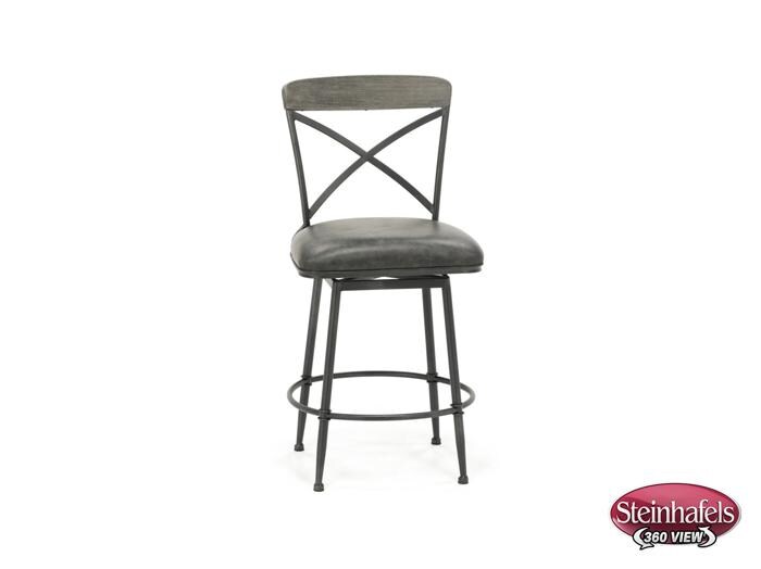hils grey bar stool  image   