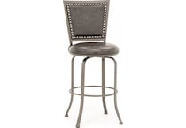 hils grey bar stool   