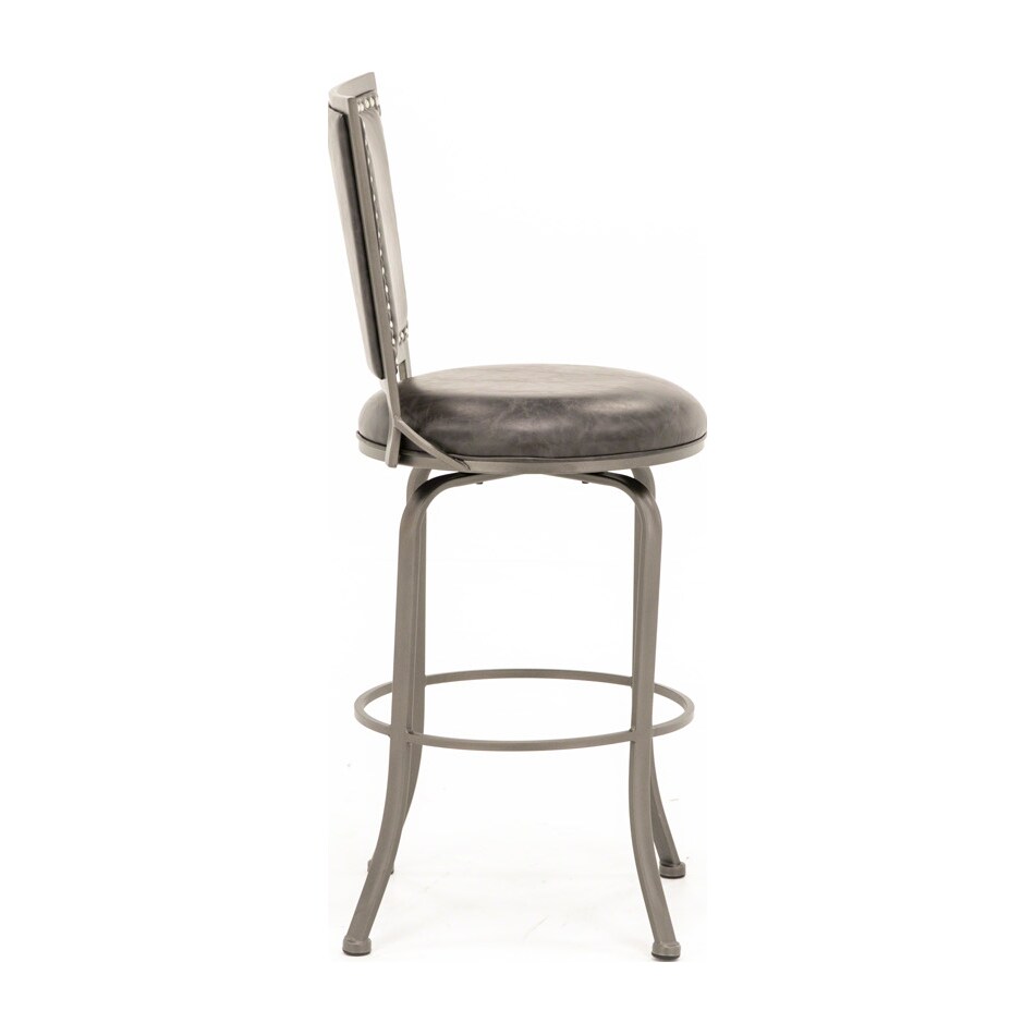 hils grey bar stool   