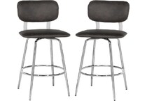 hils grey bar stool   