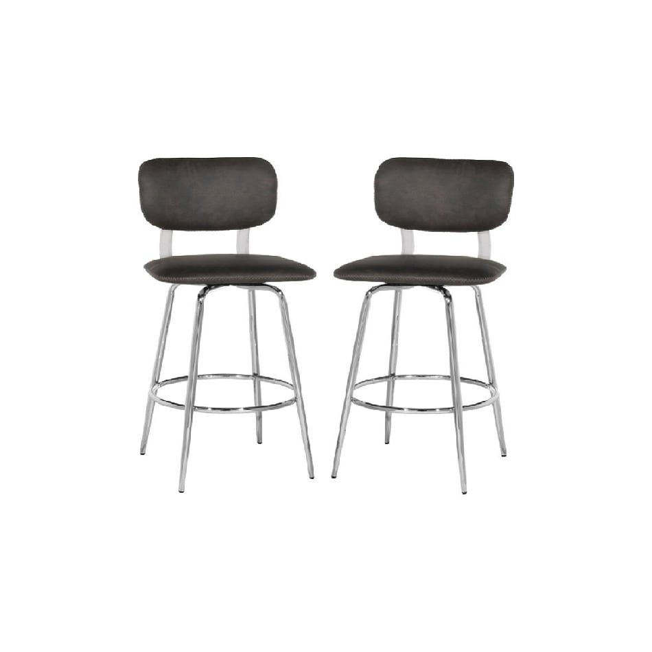 hils grey bar stool   
