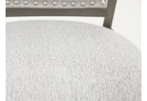 hils grey bar stool   