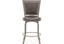 hils grey bar stool   