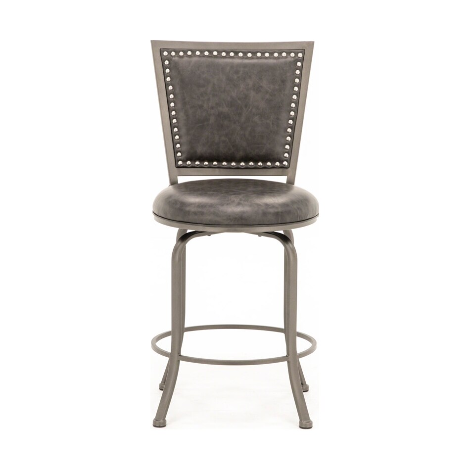 hils grey bar stool   