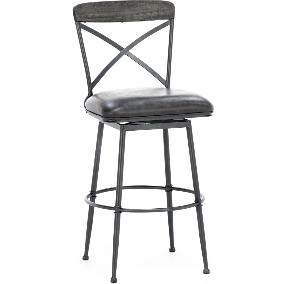 hils grey bar stool   