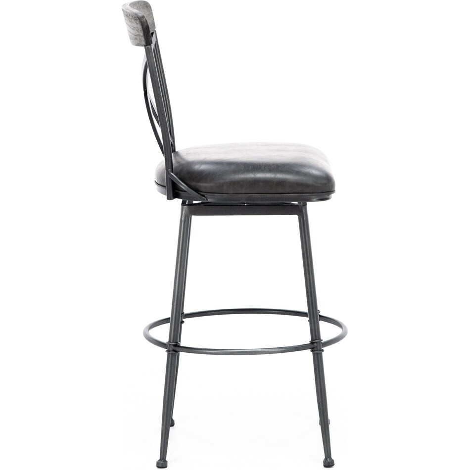 hils grey bar stool   