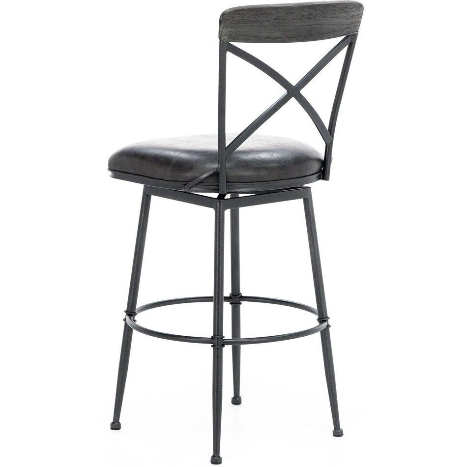 hils grey bar stool   