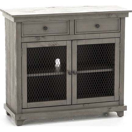 Villa Collection Grey Two Door Accent Cabinet