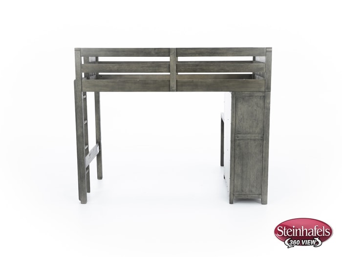 hils grey twin loft bed headboard  image ttc  