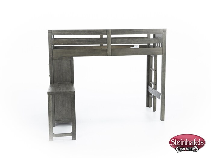 hils grey twin loft bed headboard  image ttc  