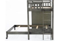 hils grey twin loft bed headboard tfc  