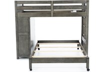 hils grey twin loft bed headboard tfc  