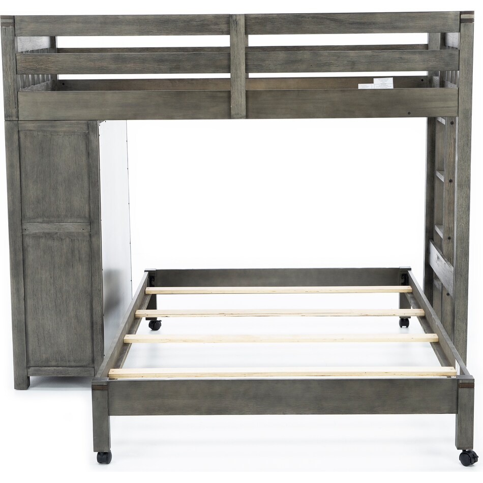 hils grey twin loft bed headboard tfc  