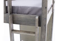 hils grey twin loft bed headboard tfc  