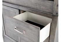 hils grey twin loft bed headboard tfc  