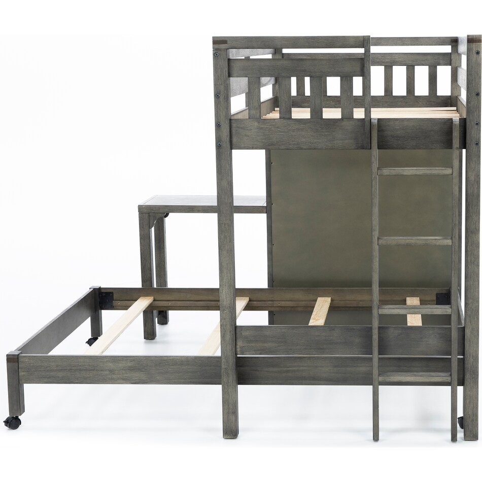 hils grey twin loft bed headboard tfc  