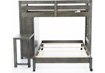 hils grey twin loft bed headboard tfc  
