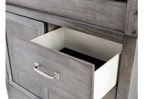 hils grey twin loft bed headboard tfc  