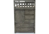 hils grey twin loft bed headboard tlc  