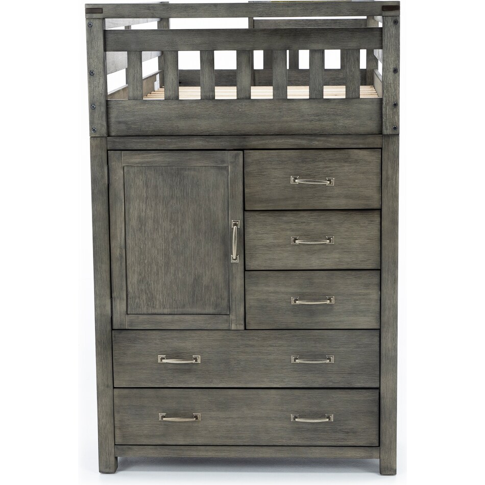 hils grey twin loft bed headboard tlc  