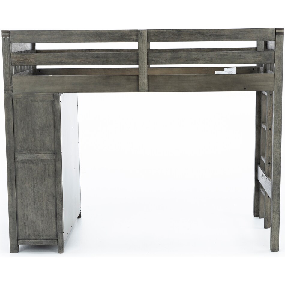 hils grey twin loft bed headboard tlc  