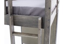 hils grey twin loft bed headboard tlc  