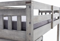 hils grey twin loft bed headboard tlc  