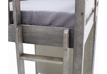 hils grey twin loft bed headboard ttc  
