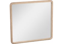 hils light oak mirror   