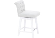 hils white   oatmeal inch & over bar seat stool   