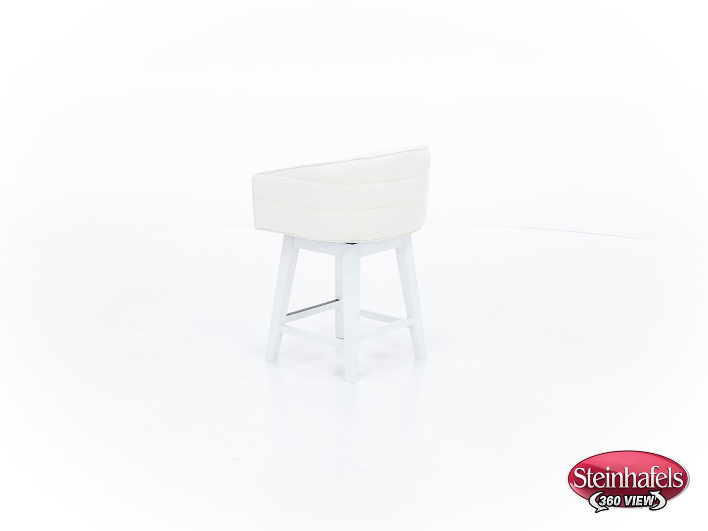 hils white inch & over bar seat stool  image   