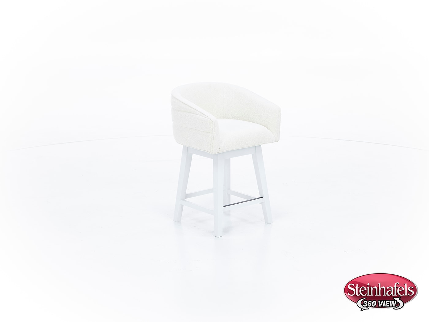 hils white inch & over bar seat stool  image   