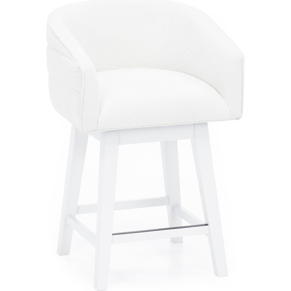 hils white inch & over bar seat stool   