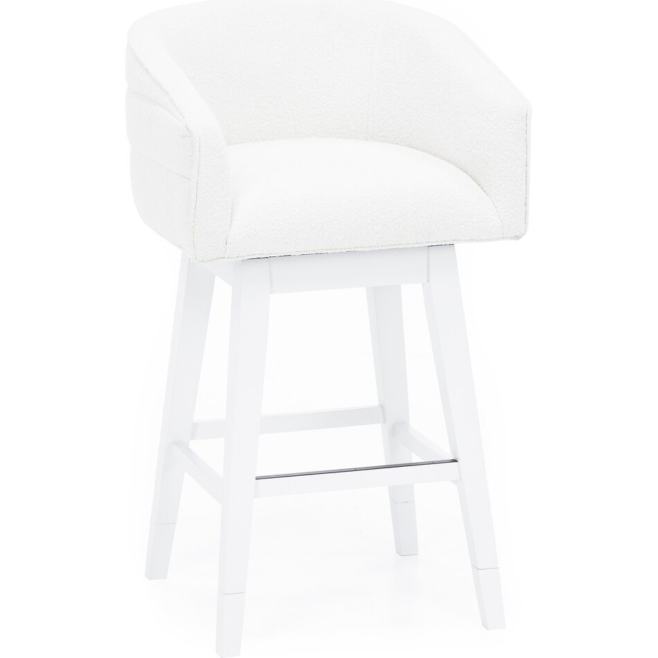 hils white inch & over bar seat stool   